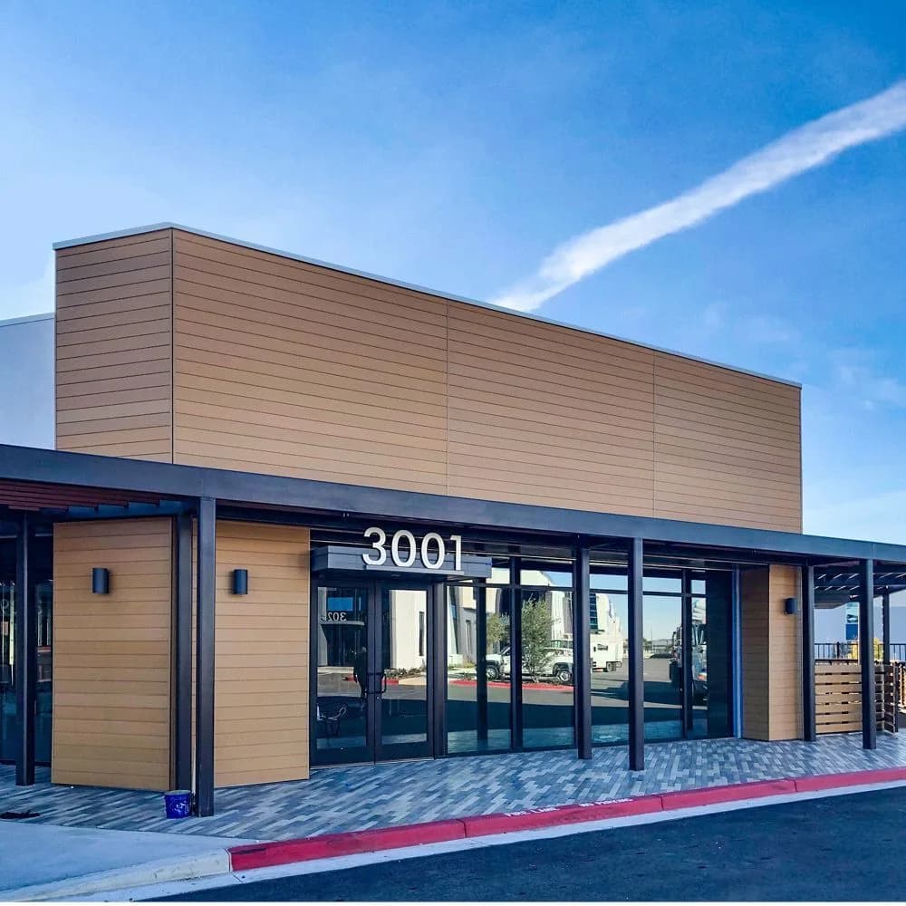 Siding & cladding made with Resysta