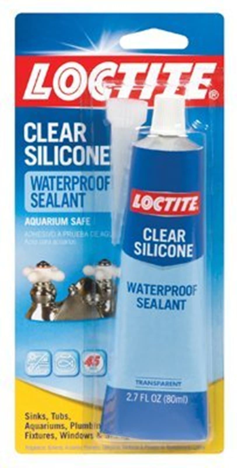 Loctite 2.7 OZ CLEAR SILICONE 6PG